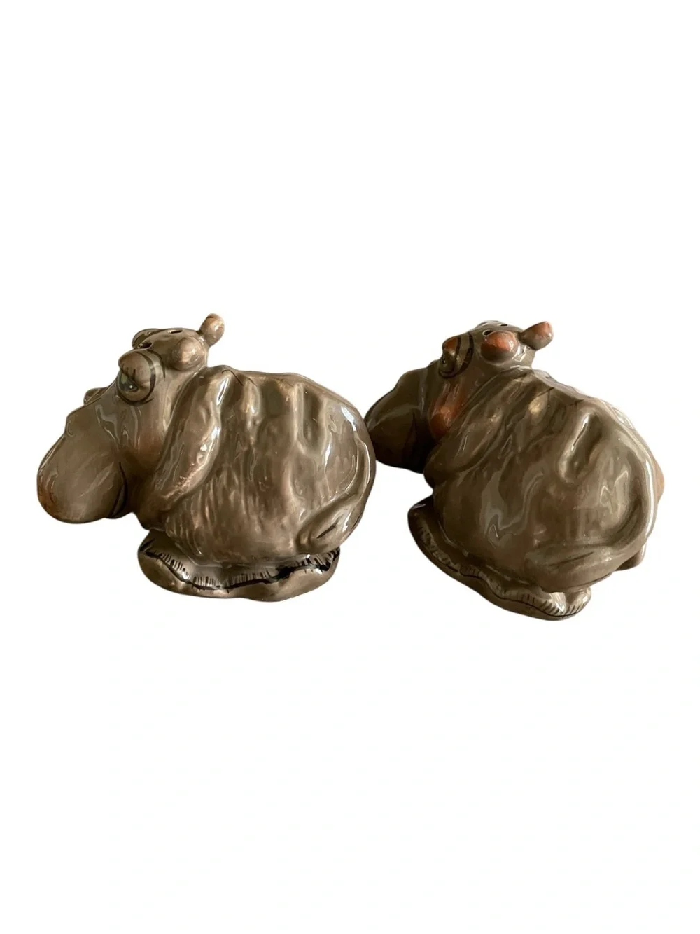 Vintage ceramic hippopotamus